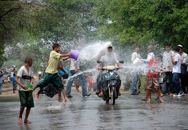 Thingyan, Nouvel An, la fête de l'eau en Birmanie