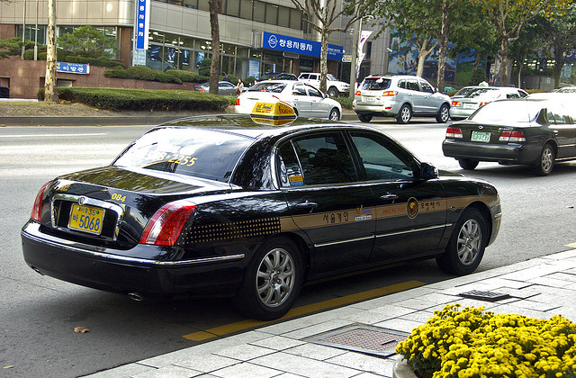 Taxi de luxe à Séoul