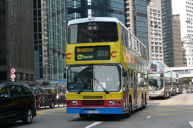 Bus de la compagnie Citybus à Hong Kong