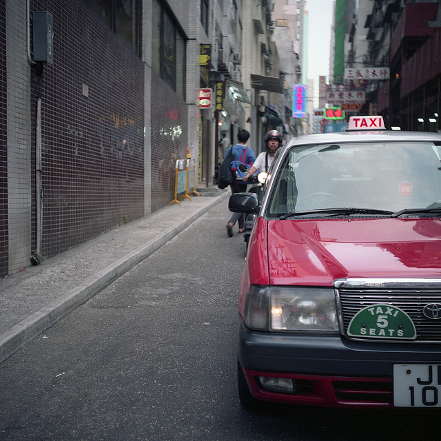 Taxi à Hong Kong