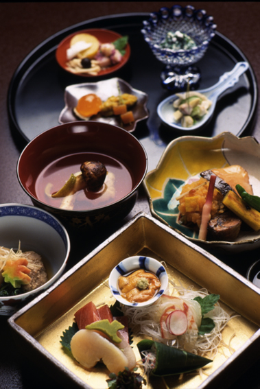 Un repas Kaiseki Ryori est composé de multiples petits plats au goût raffiné, incomparable