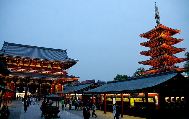 Temple Sensô, le plus vieux et plus sacré des temples de Tokyo