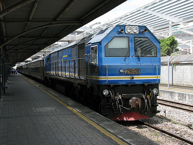 Train en Malaisie