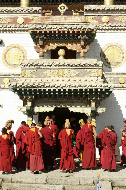 Moine bouddiste en Mongolie