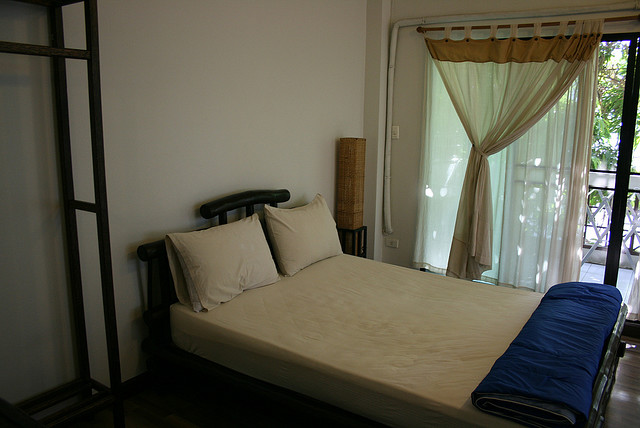 Chambre d'un guesthouse de bonne qualité à Bangkok
