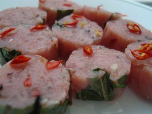 Ingrédient Saucisse de viande de porc fermentée