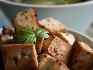 Recette  Tofu pané au sel et au poivre 