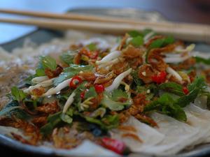 Recette Raviolis vietnamiens au poulet et aux crevettes Bánh cuốn Tôm Gà, Banh cuon Tom Ga