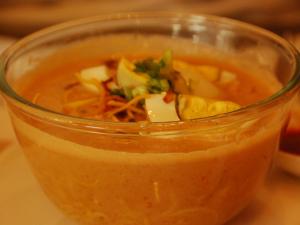 Recette Soupe de nouilles au porc et au lait de coco Khao Poun 