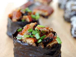 Recette Sushi Gunkan aux crevettes 