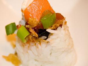 Recette Sushi Maki au crabe (sans algue) 