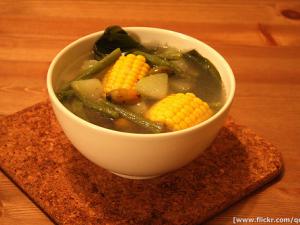 Recette Soupe indonésienne au maïs Sayur Asem