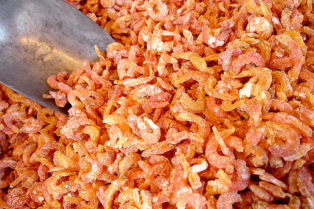 Crevettes Séchées Ou Crevettes Salées Séchées Photo stock - Image du  régime, asiatique: 231044800