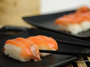 Sushi Nigiri au saumon fumé