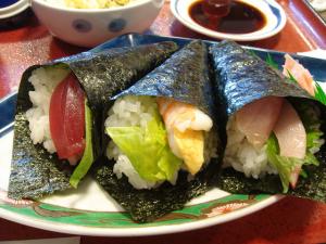 Recette Sushi en cornet (Temaki) avocat-graines germées 