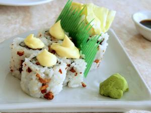 Recette Sushi Maki au boeuf et à la tomate confite (sans algue) 
