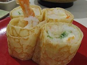 Recette Sushi Maki omelette (sans algue) fromage 