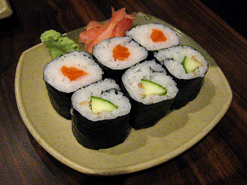 Recette Sushi de saumon fumé et crème acidulée