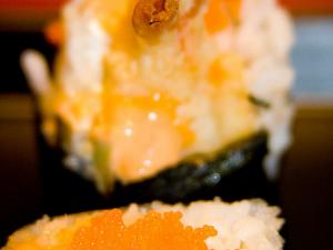 Sushi Maki aux oeufs de saumon